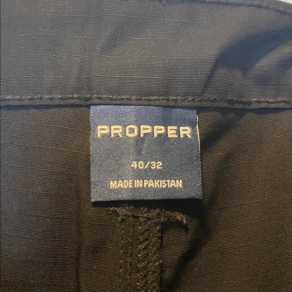 Propper Tactical Pants NWT Mens 40X32 Black Ripstop Cargo Utility Lightweight - Picture 6 of 17